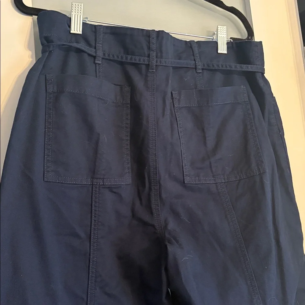 Loft wide leg cargo trouser pants business casual relaxed streetwear academia - Picture 7 of 9